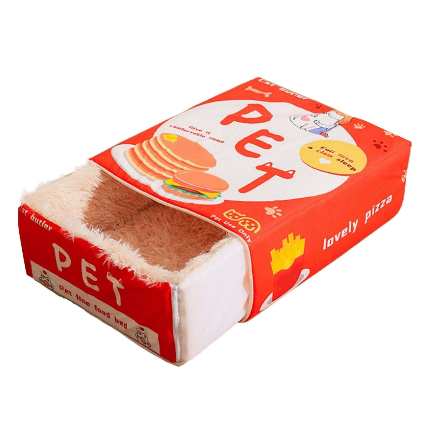 NONECN Universal Snack Box Cat Bed Enclosed For Home Travel