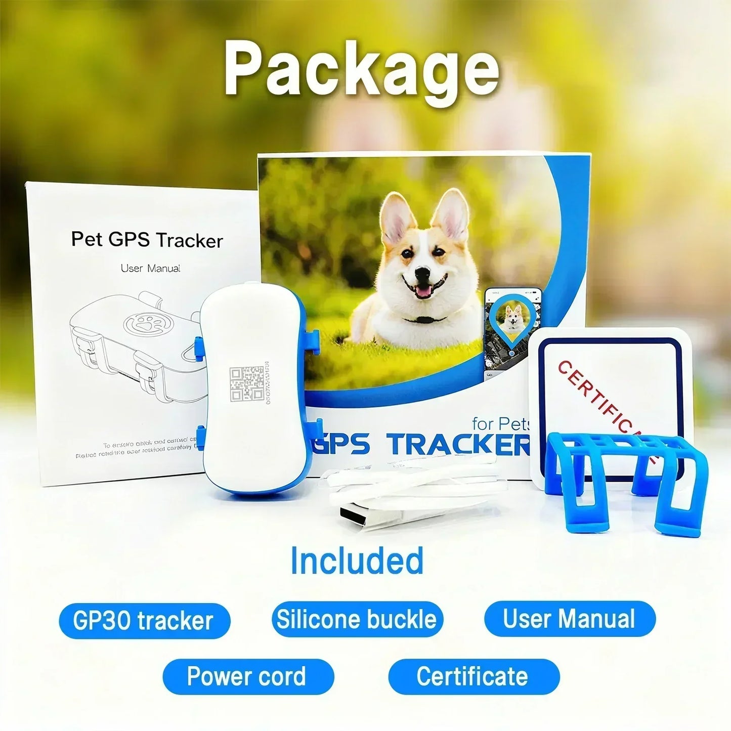 WANWAYTECH GPS Pet Tracker 4G for Dogs and Cats RealTime