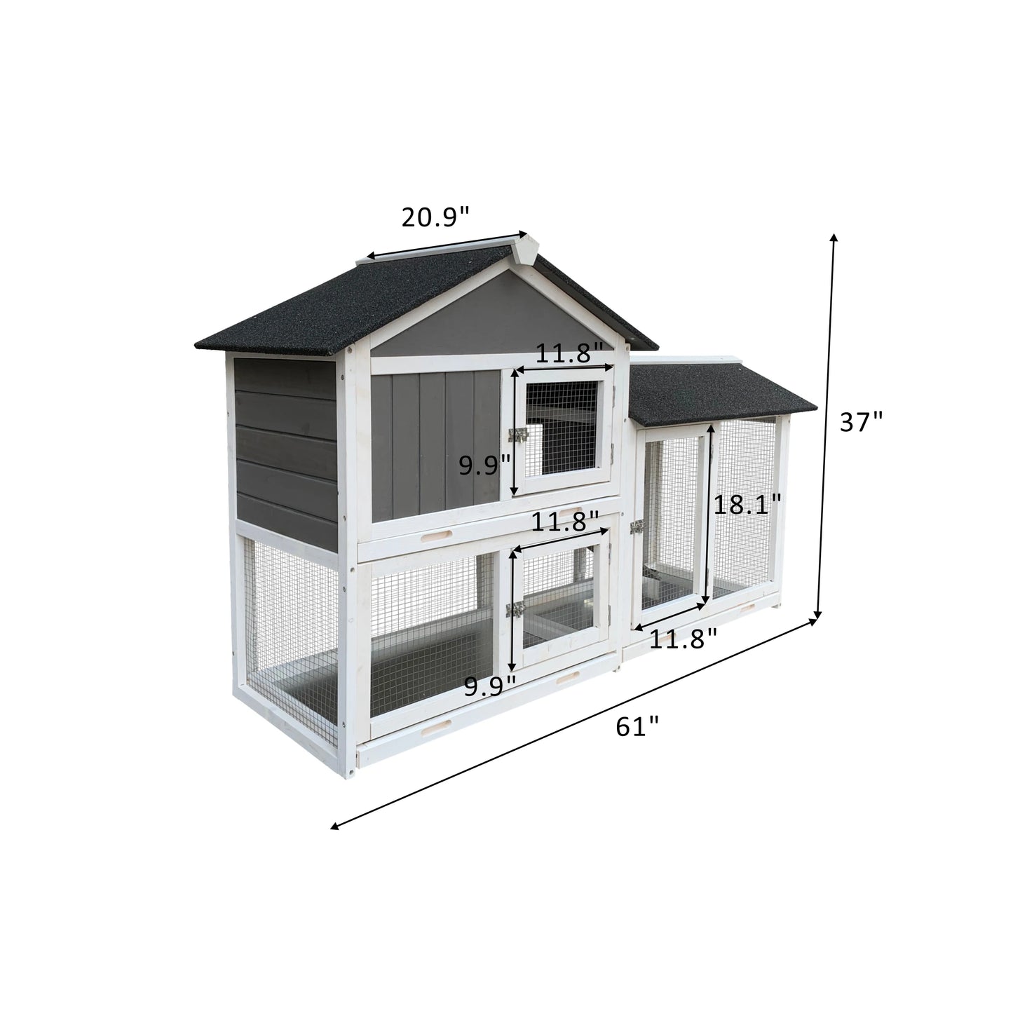 Wooden Pet House For Indoor Use Sturdy Animal Shelter