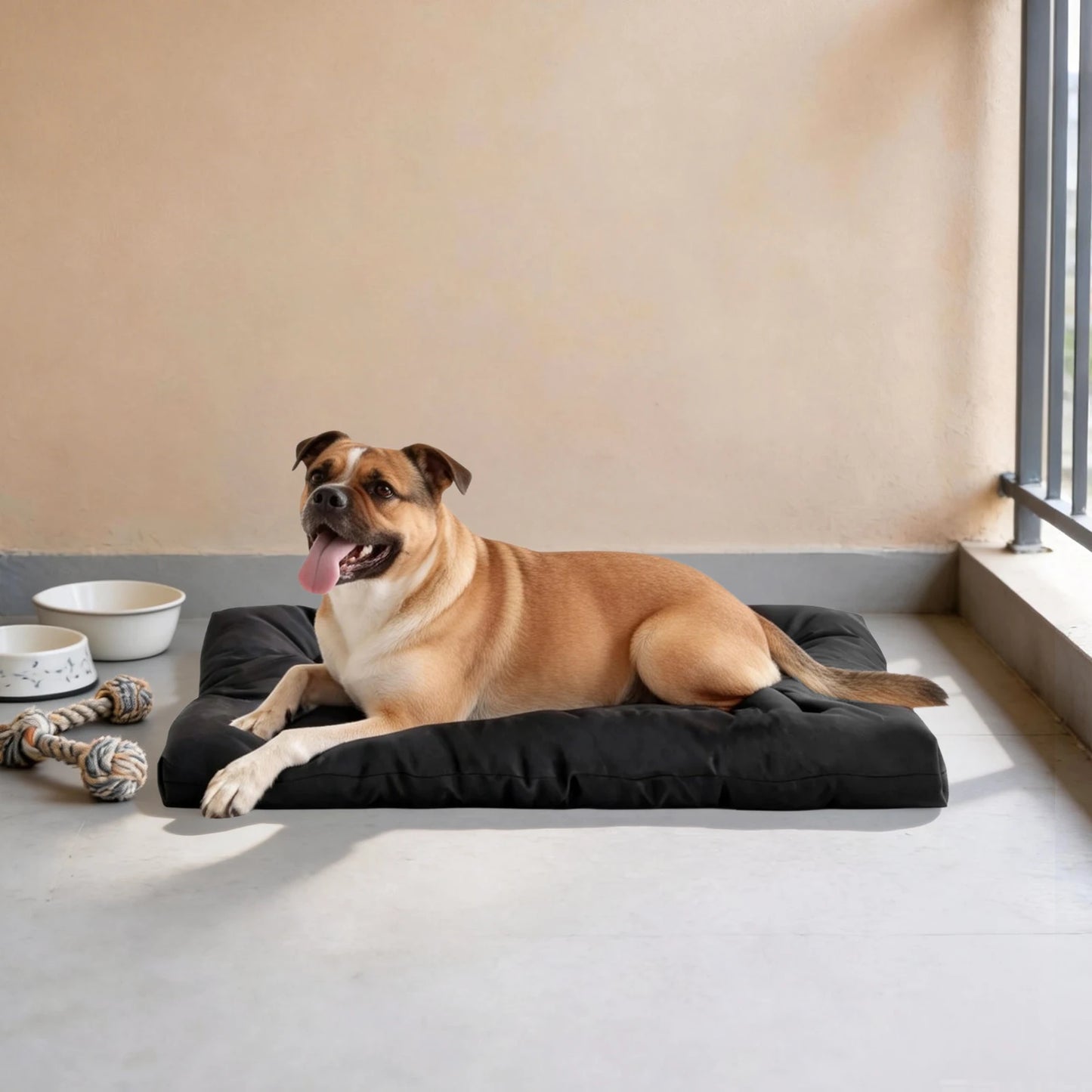 Chew Proof Dog Bed Indestructible Kennel Pad Waterproof And Washable