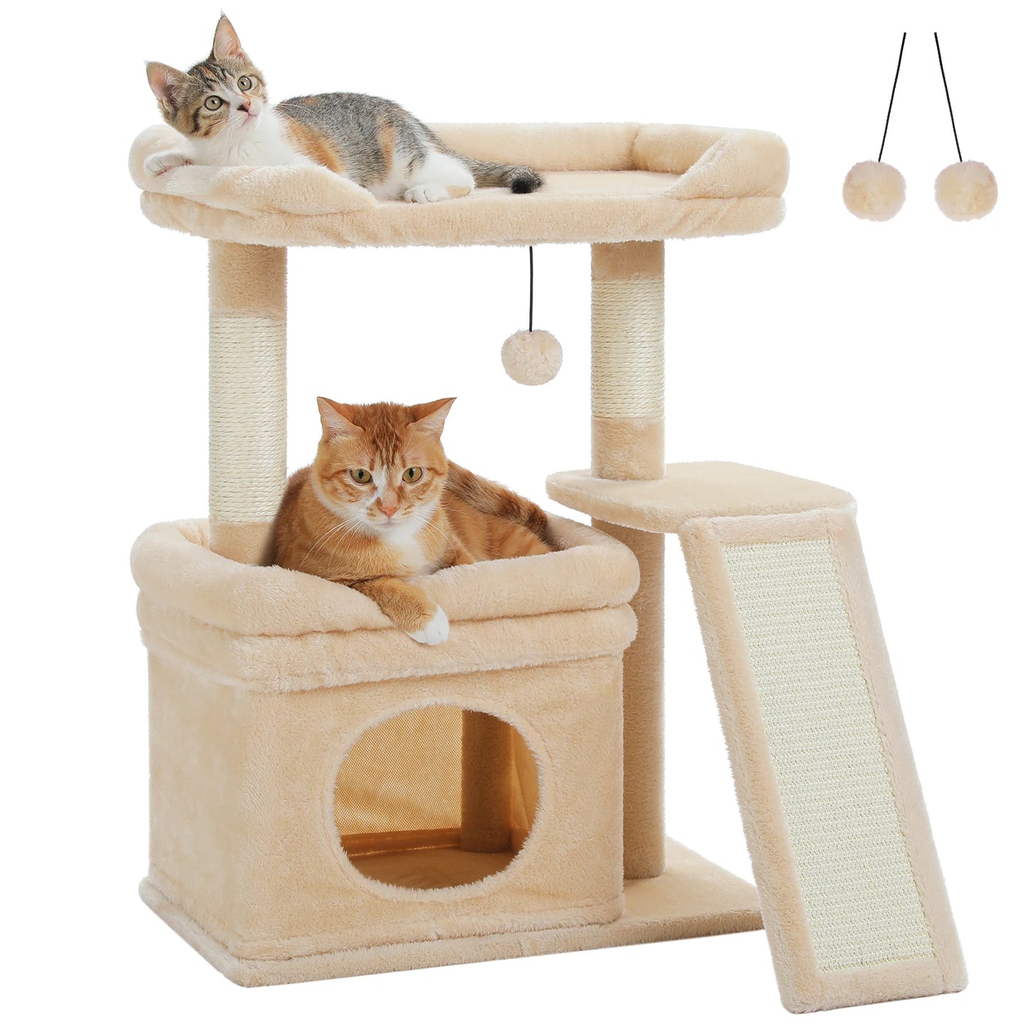 PAWZ Road Small Cat Tree With Sisal Scratching Post Perch