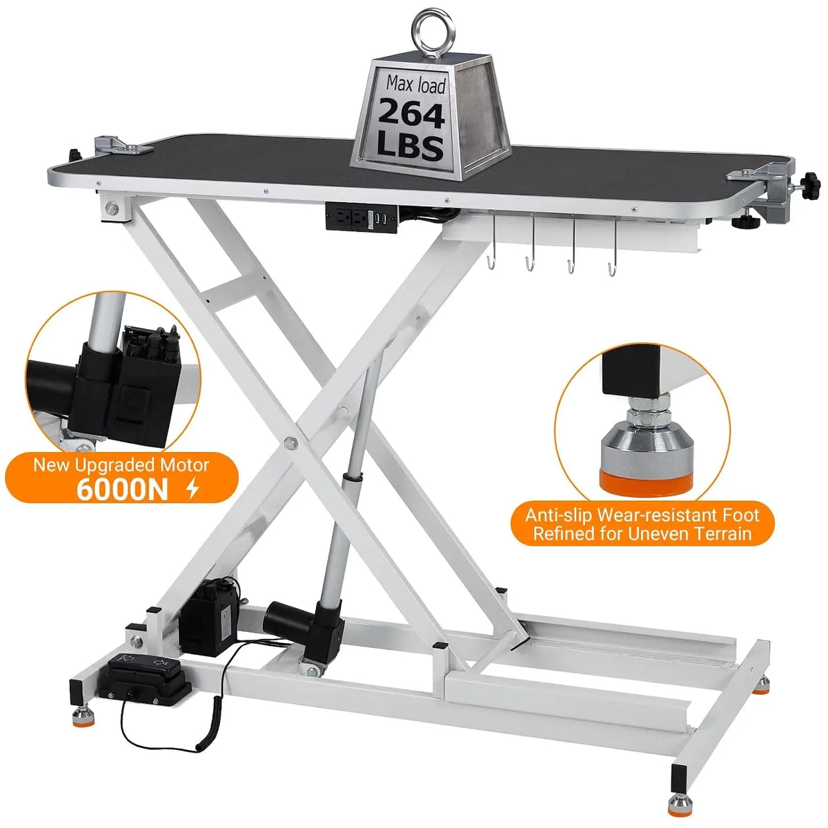 Garvee Electric Pet Grooming Table With Adjustable Height And Accessories