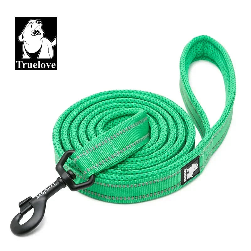 TRUELOVE Soft Pet Leash Reflective Nylon Mesh Padded For Pets
