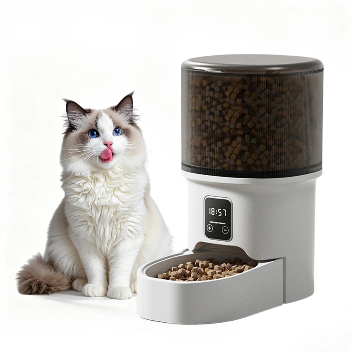 HiMISS Programmable Automatic Pet Feeder With Timer And Portion Control