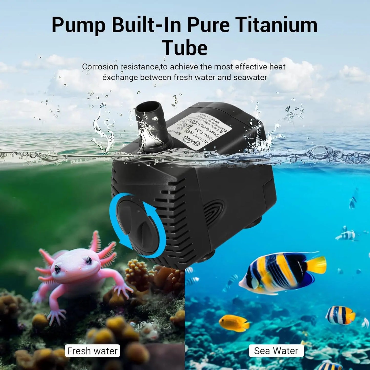 Aquarium Chiller One Third Horsepower For 79 Gallon Tanks Quiet Cooling