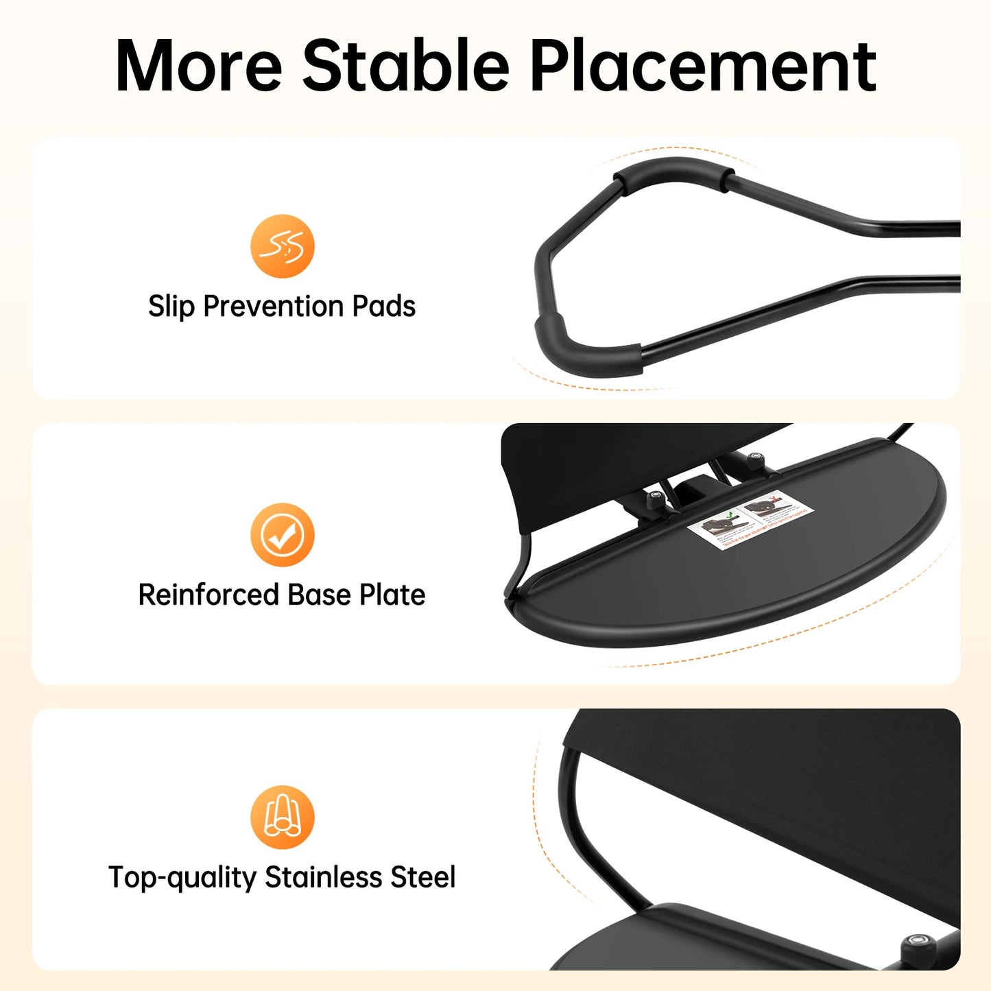 Pet Rocker Bed Foldable Rocking Chair With Stainless Steel Bracket