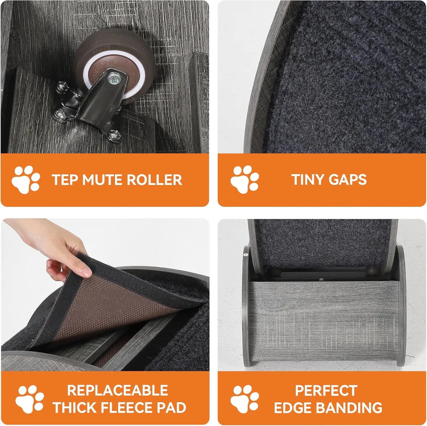HiMISS Cat Exercise Wheel Indoor Treadmill For Fitness