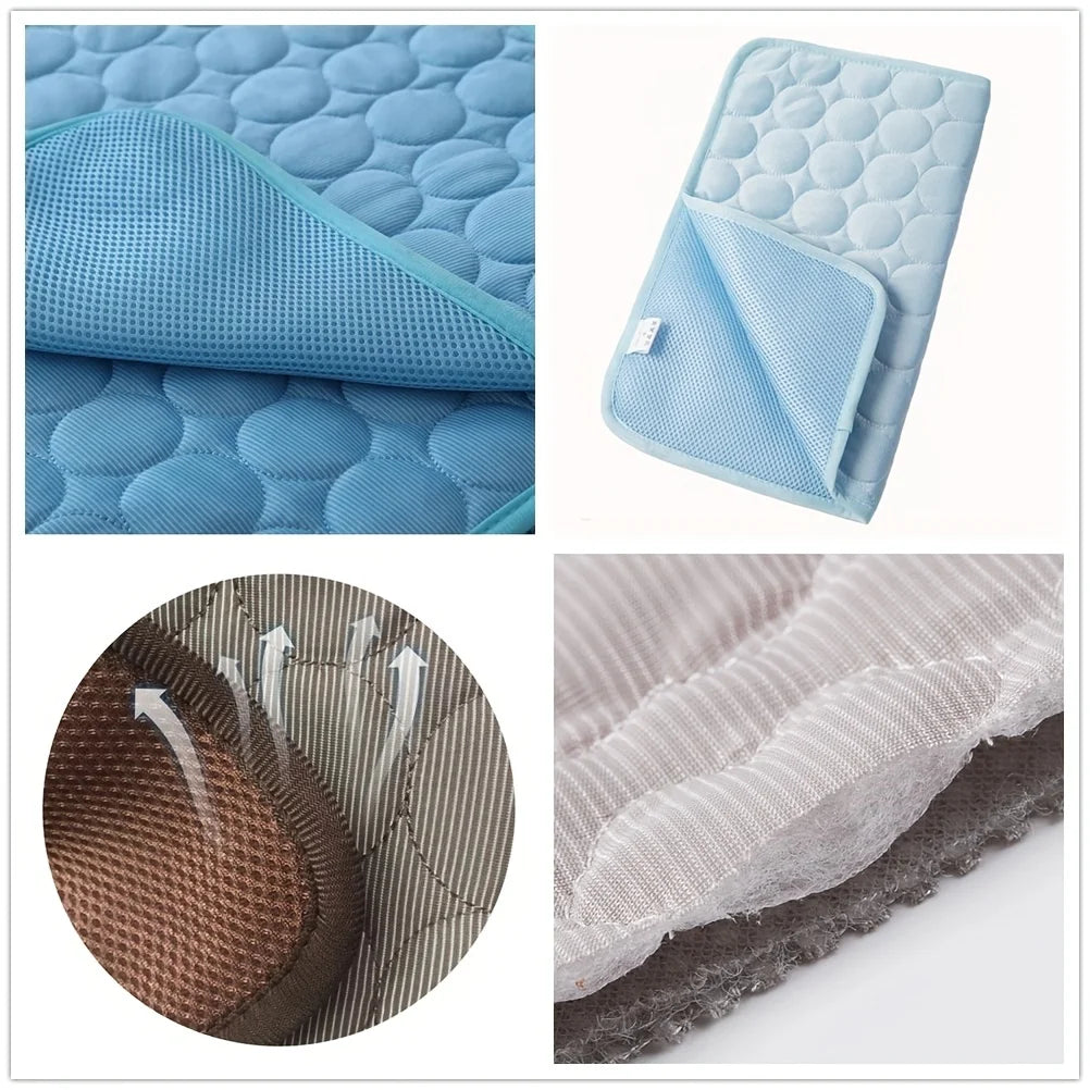 BeiYu Pet Dog Cooling Mat Self Cooling Pad Durable