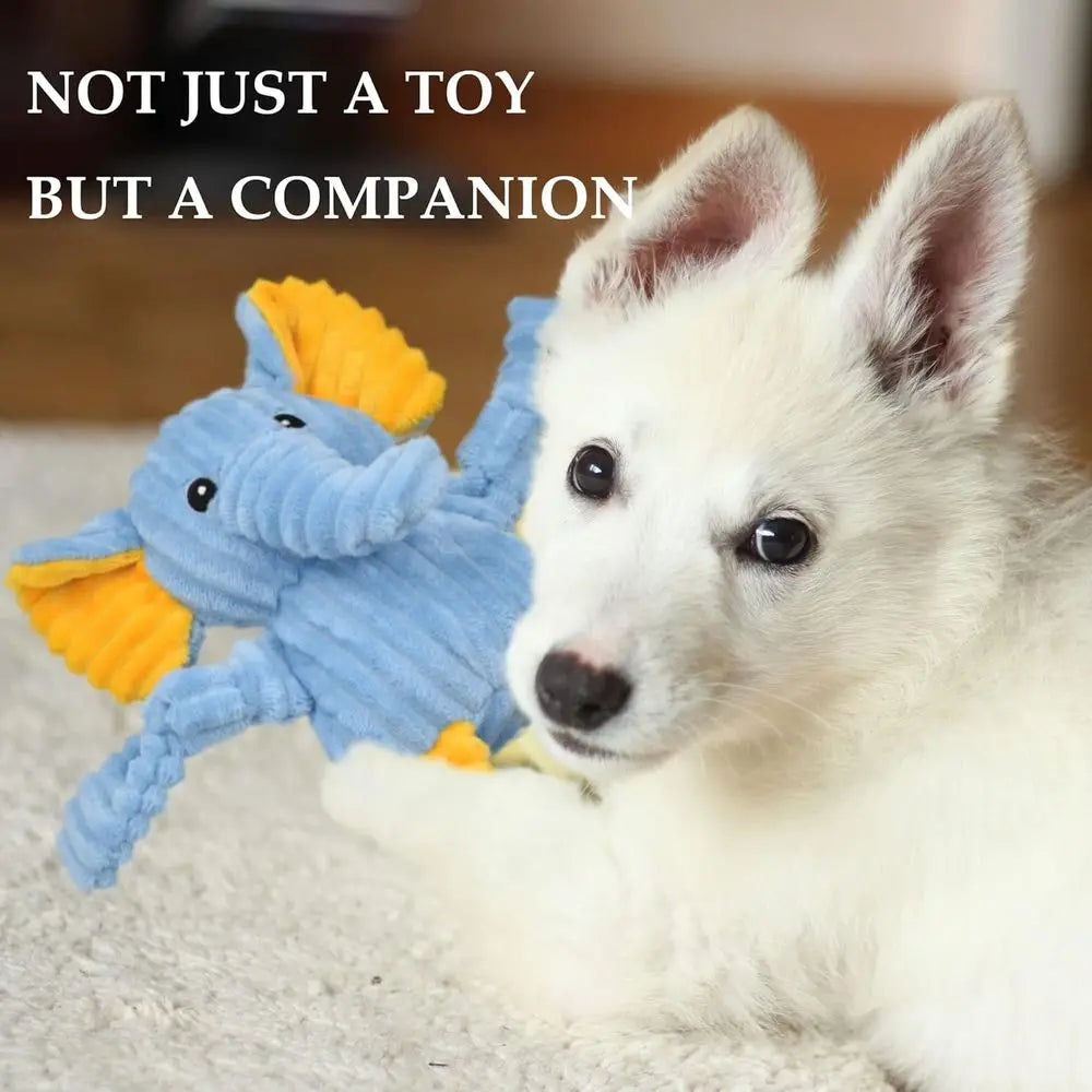 Tough Plush Squeaky Dog Toys Bundle Assortment Pack