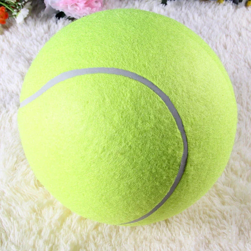 Shunmaii Tennis Ball Dog Chew Toy Inflatable Interactive Ball