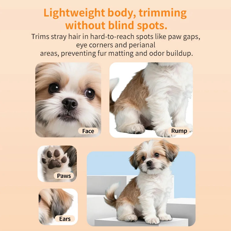 2-in-1 Pet Grooming Kit With Hair Clipper And Nail Clippers