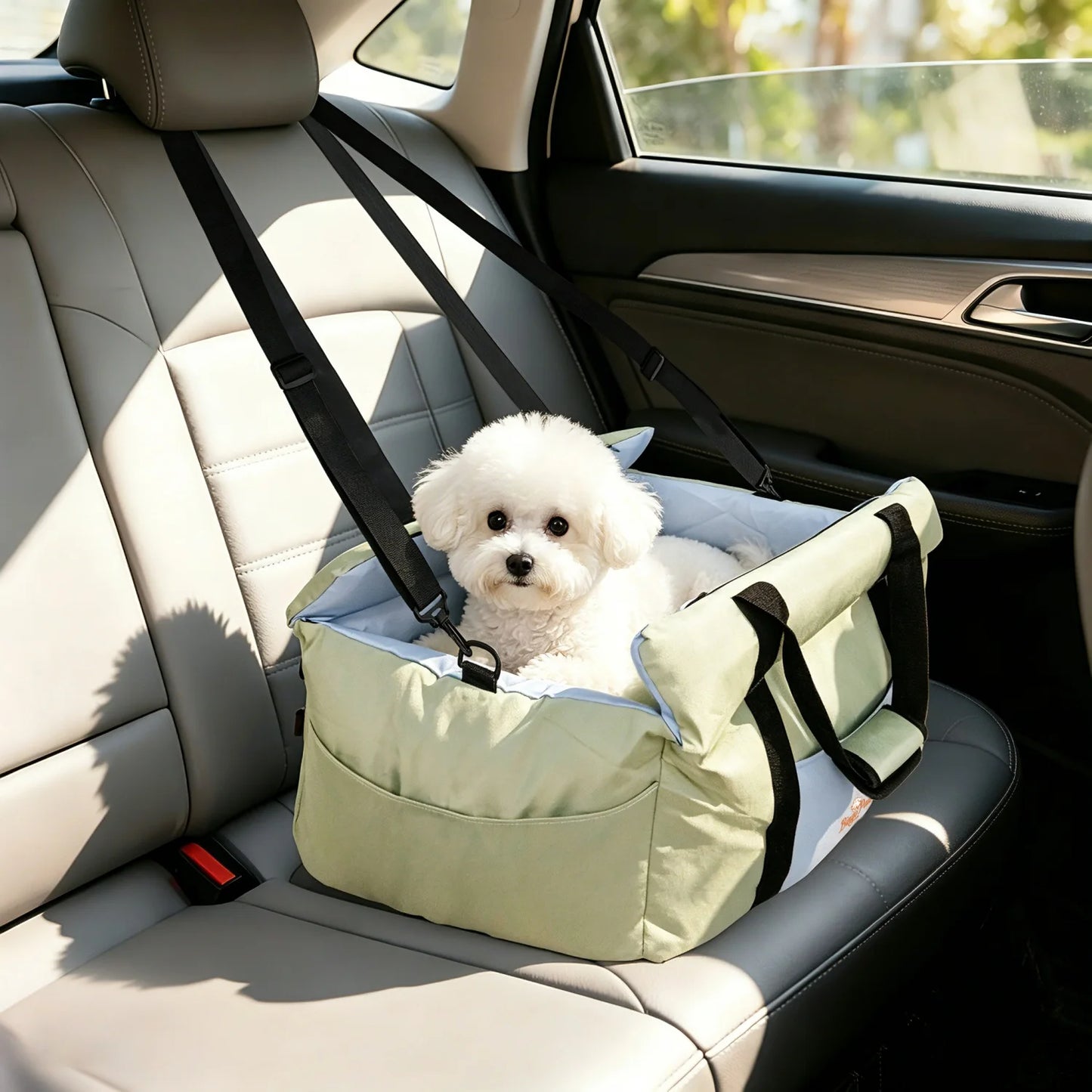 Dog Car Seat Small Dogs Travel Carrier With Safety Belt