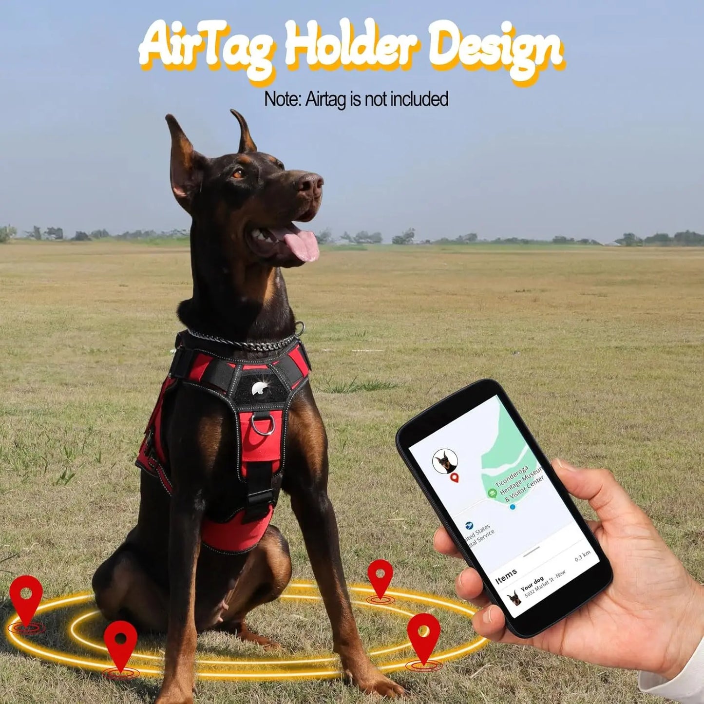 Tactical Dog Harness Reflective No Pull Vest for Dogs