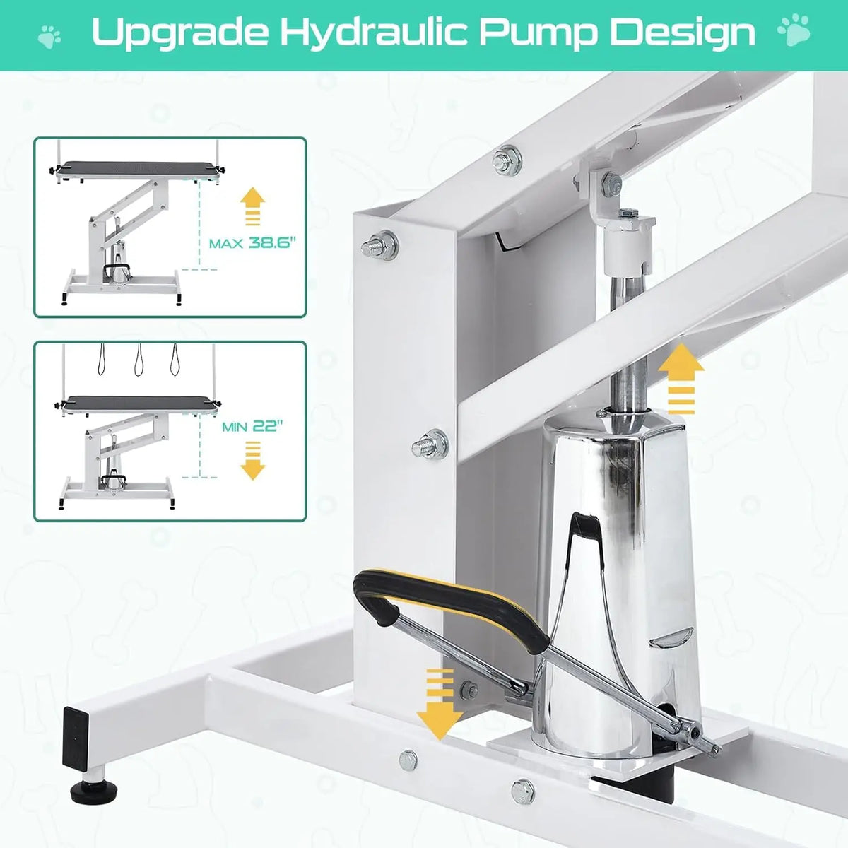 Garvee Electric Height Adjustable Heavy Duty Pet Grooming Table