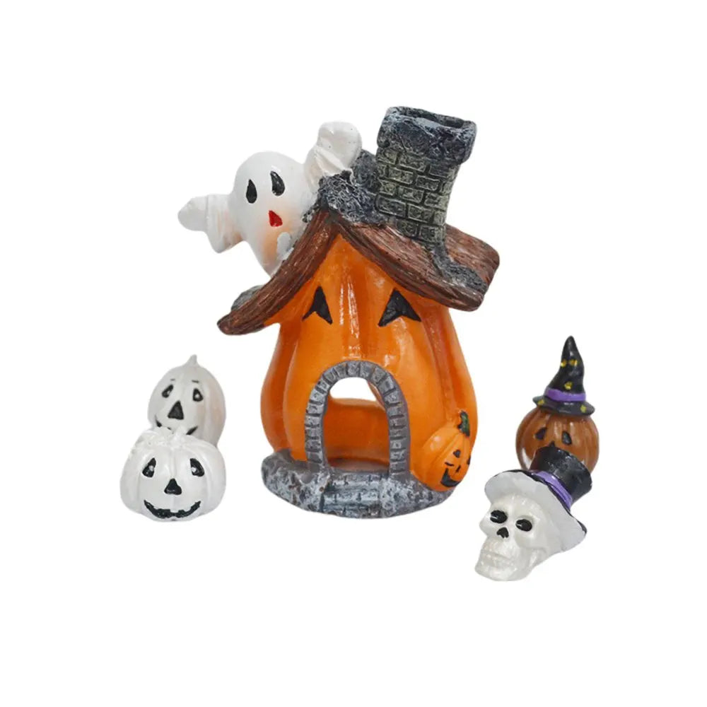 Halloween Pumpkin Aquarium Ornament for Fish Tanks Decor