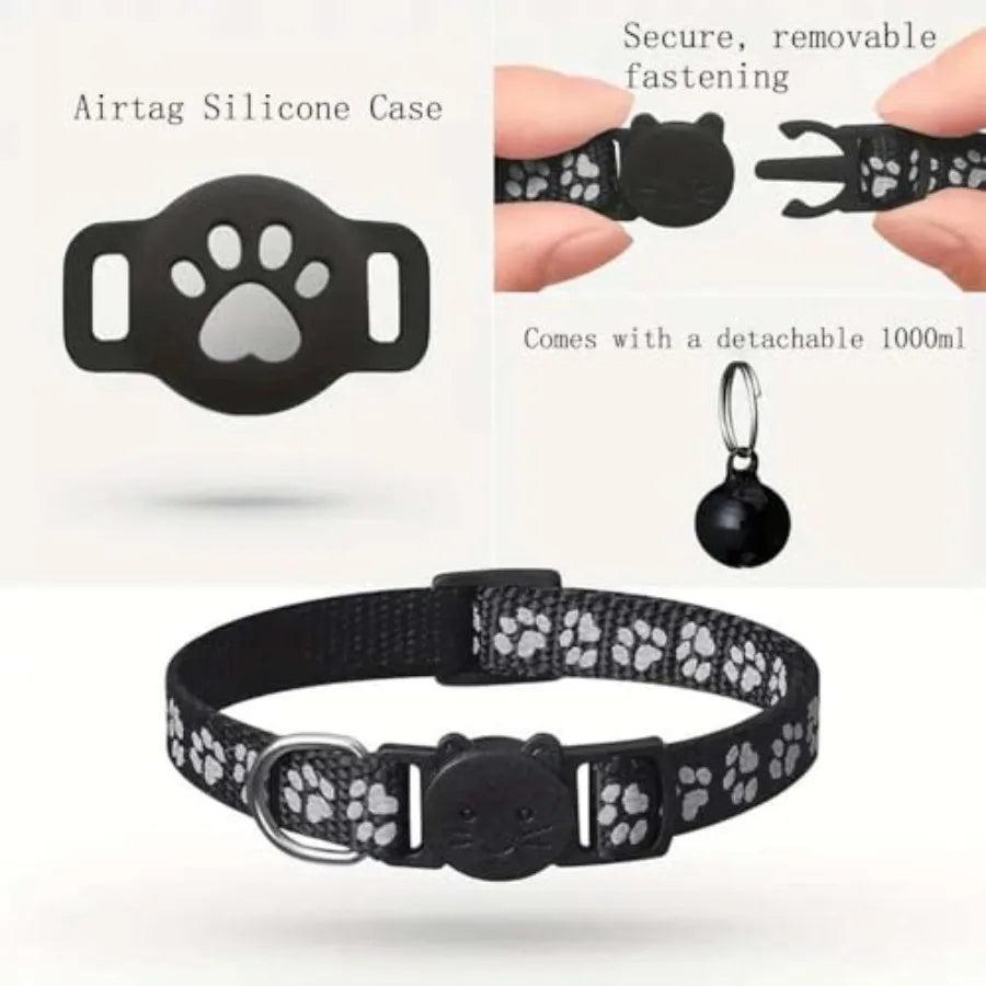 Lightweight Waterproof GPS Pet Tracker Collar for Cats and Dogs