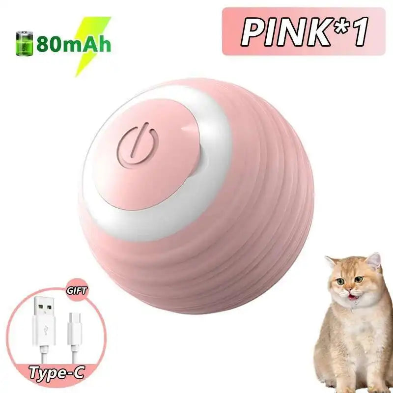 Interactive Electronic Dog Toy Ball With Automatic Bouncing LED Lights