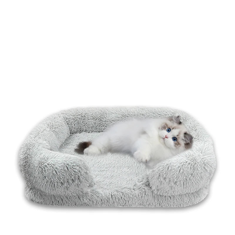 Orthopedic Dog Bed For Large Dogs Thickened Foam With Plush Cover