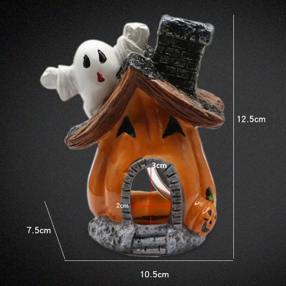 Halloween Pumpkin Aquarium Ornament for Fish Tanks Decor