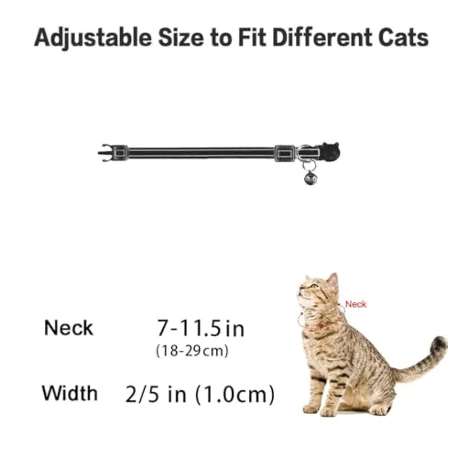 Breakaway Cat Collar With AirTag Holder For Apple AirTag Tracking
