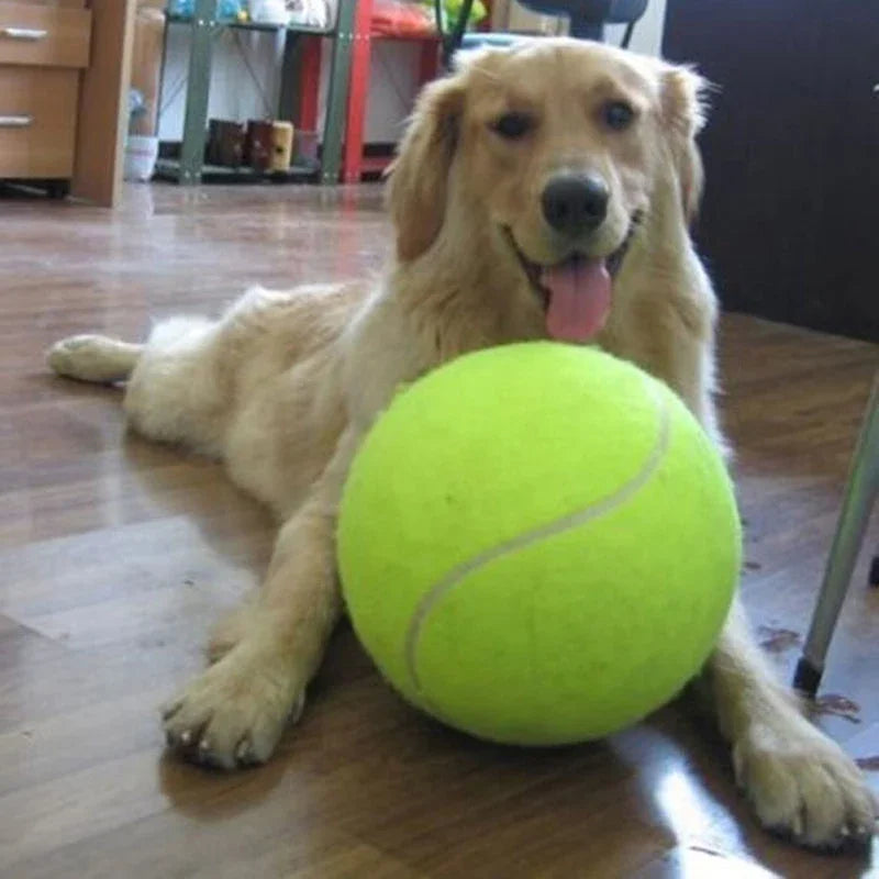 Shunmaii Tennis Ball Dog Chew Toy Inflatable Interactive Ball