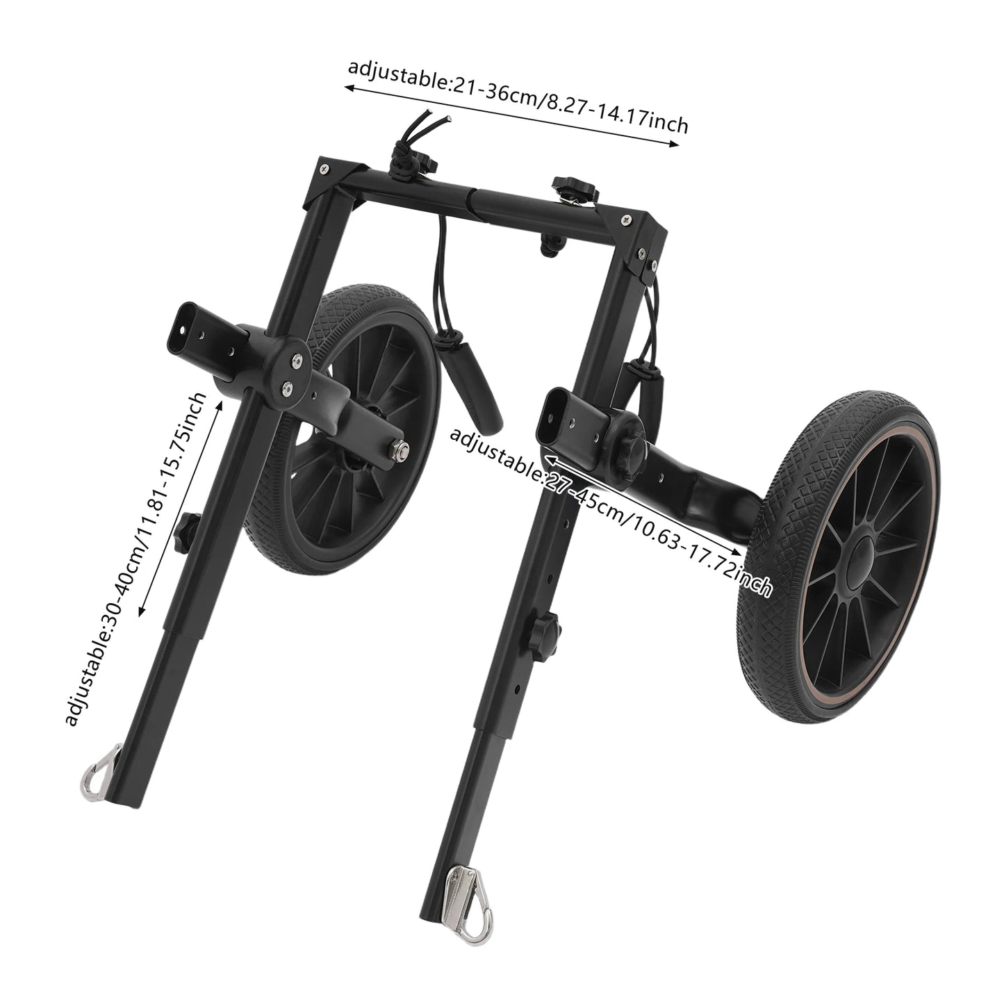 Dog Walking Aid Adjustable Wheelchair For Hind Leg Support