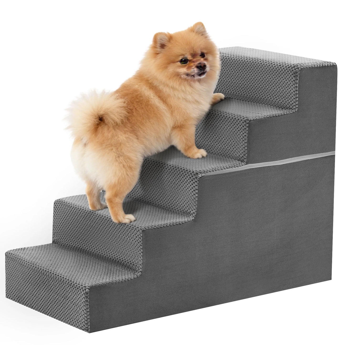 Right Angled Foam Dog Stairs for Small Dogs Indoor