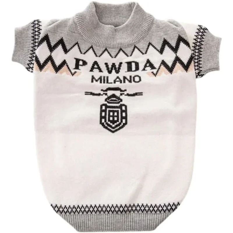 NONECN Designer Dog Clothes Sweater Shirt Outfit For Teacup Dogs