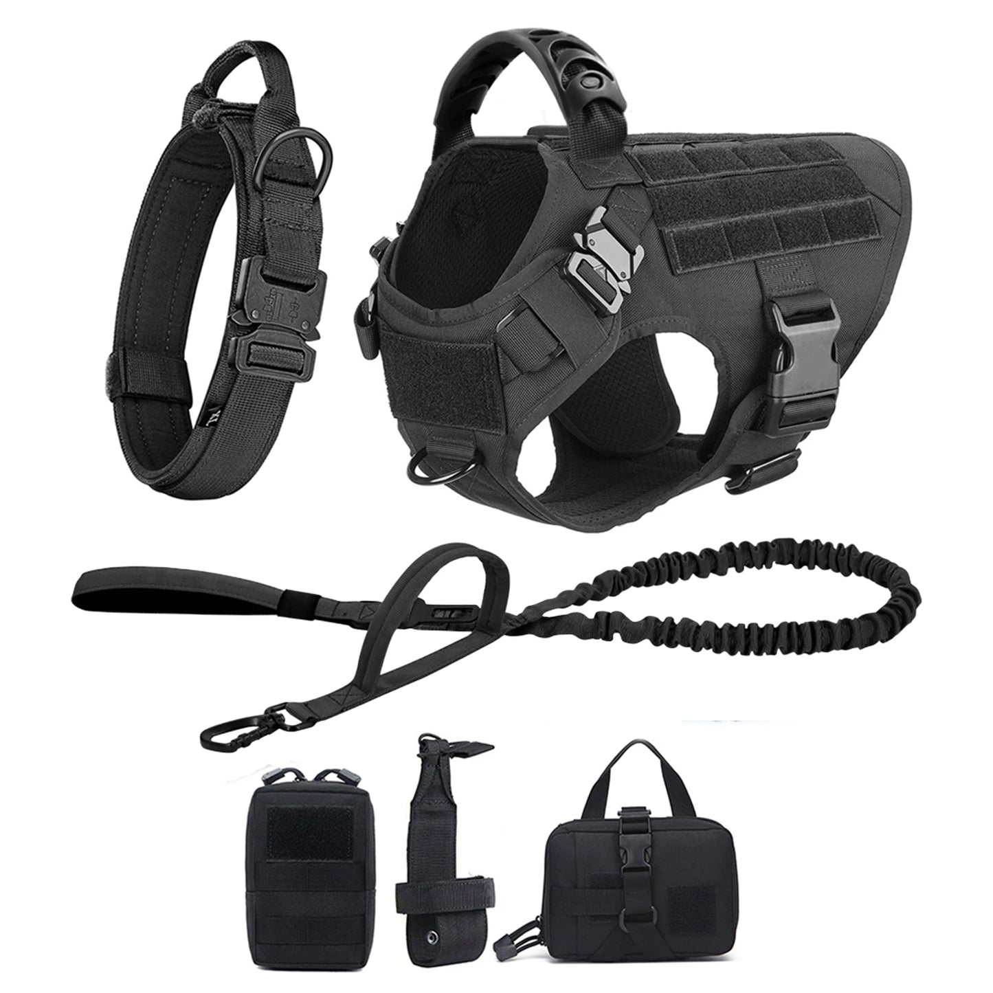 Durable Nylon Dog Harness And Leash Set For Training