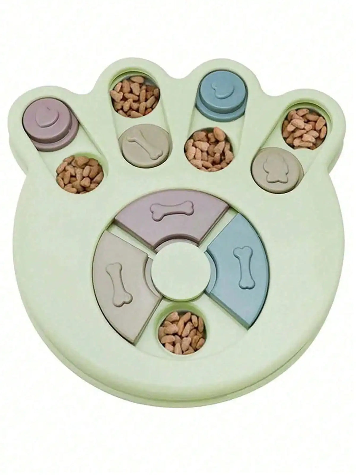 Interactive Dog And Cat Slow Feeder Puzzle Toy Treat Dispenser