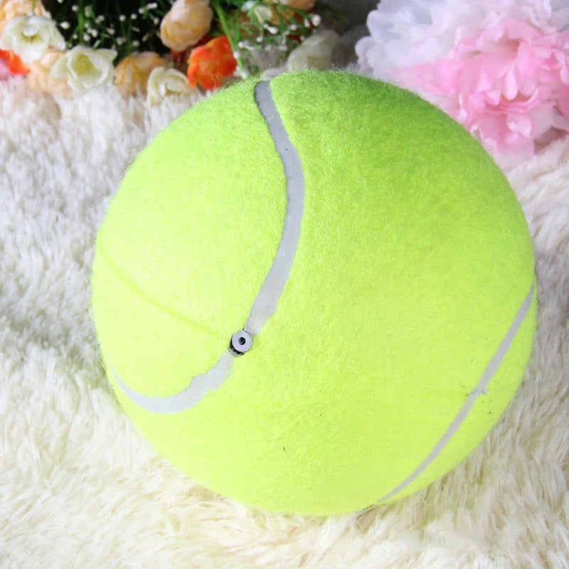 Shunmaii Tennis Ball Dog Chew Toy Inflatable Interactive Ball