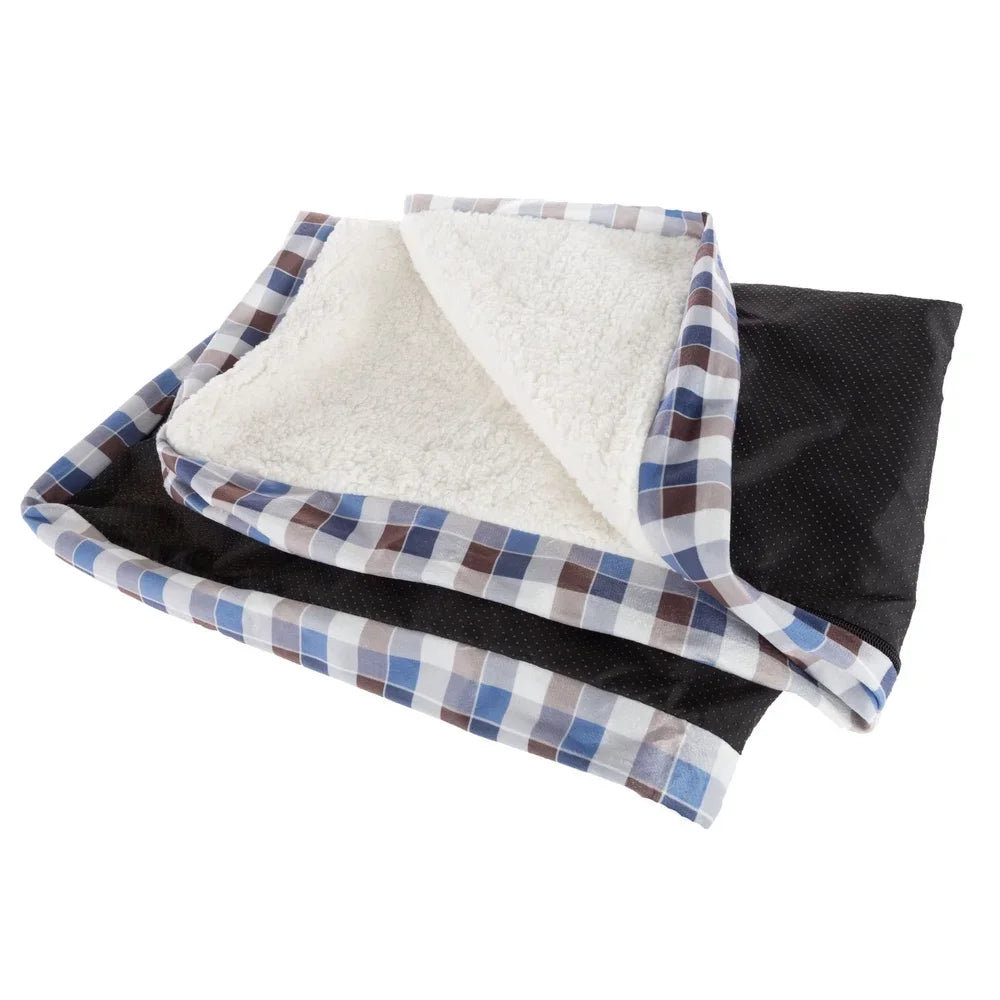 Dog Bed Replacement Cover Sherpa Top Non Slip Bottom Washable