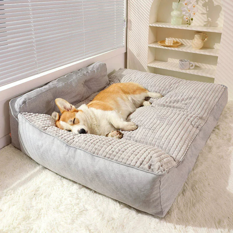 Dog Heated Sofa Bed For Autumn And Winter Comfort Pets