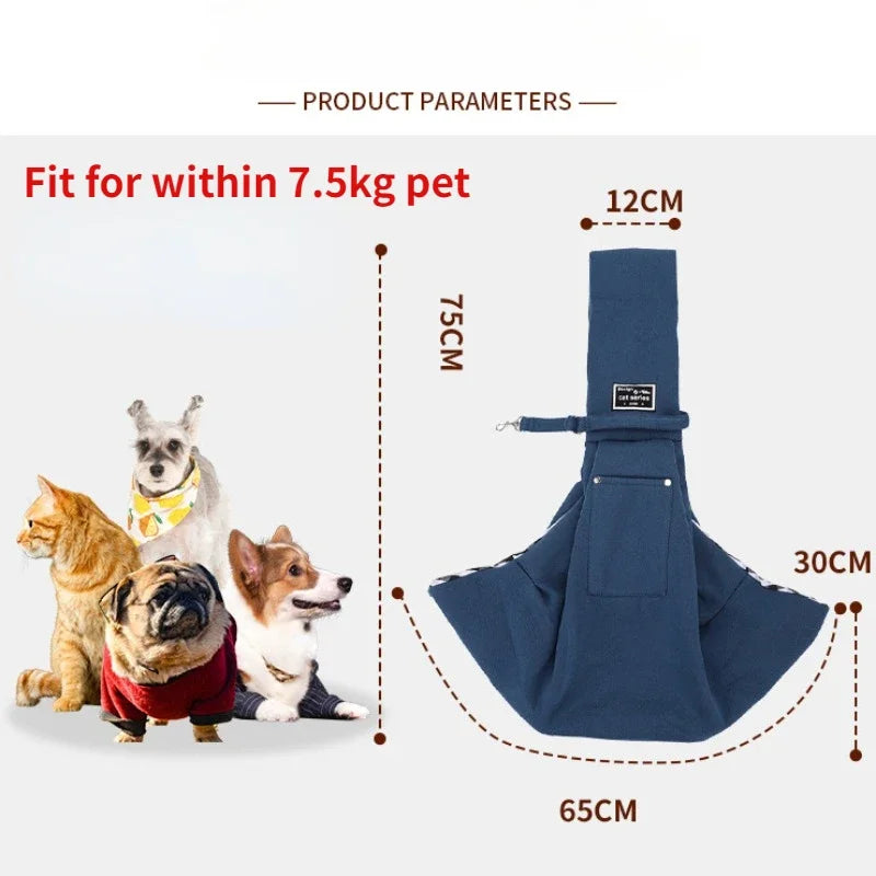 Comfortable Crossbody Pet Carrier Sling Bag For Dogs And Cats