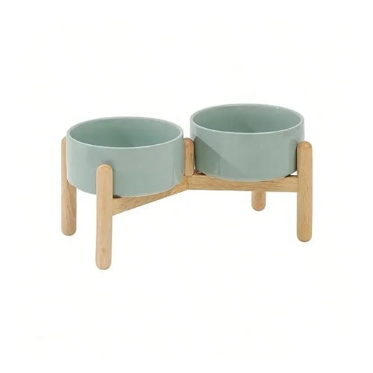 Raised 6.1 Inch Dog Bowl With Stand For Small And Medium Dogs
