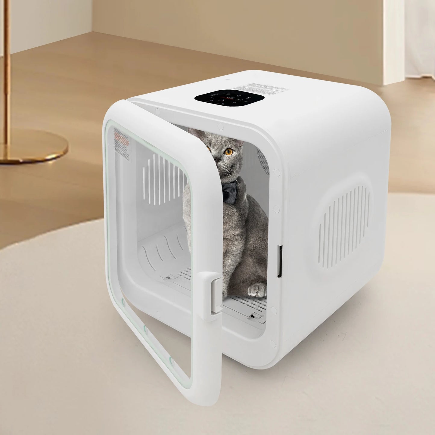 Automatic Pet Dryer Box With Intelligent Temperature Control For Dogs Cats