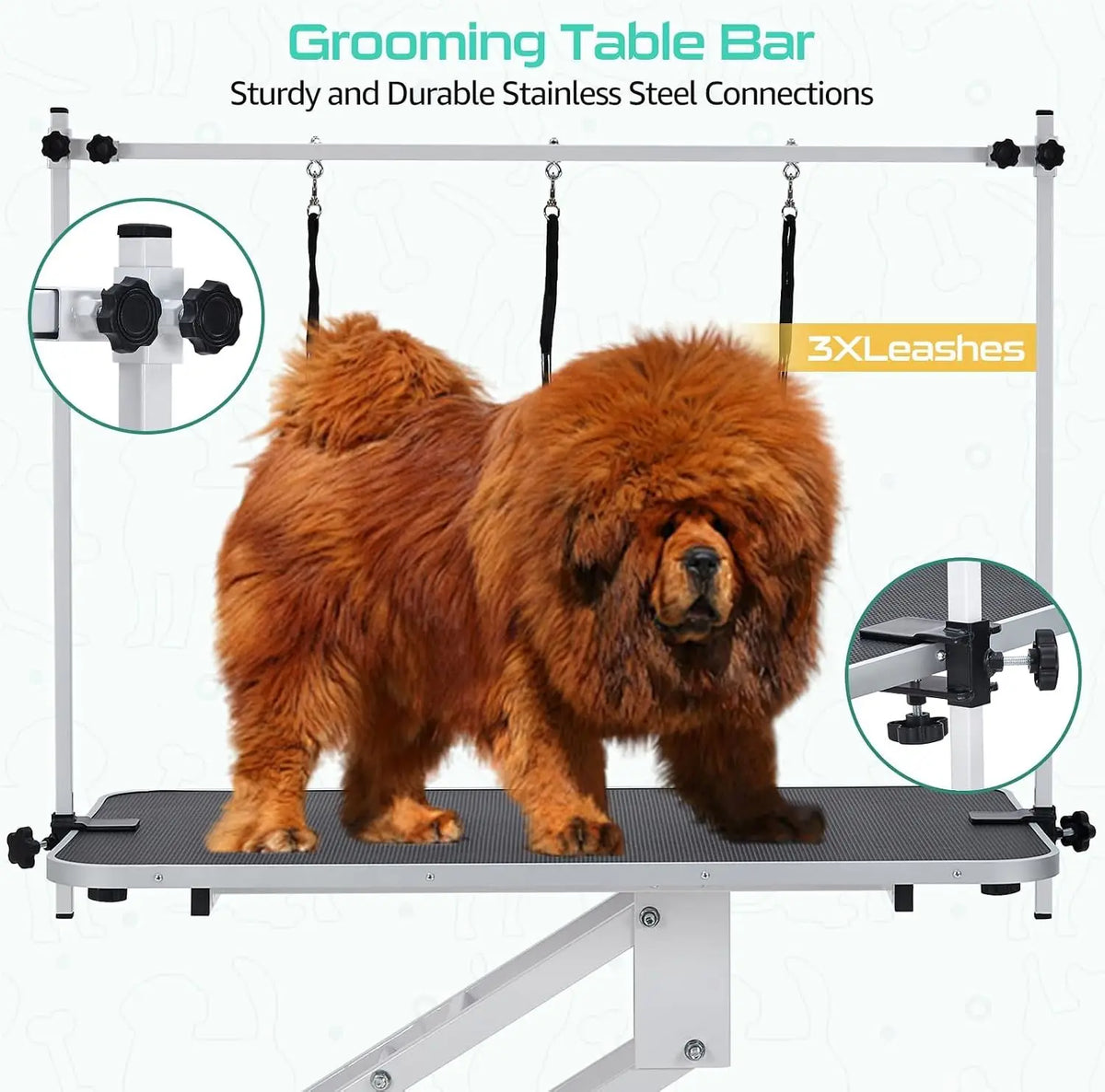 Garvee Electric Adjustable Dog Grooming Table With Heavy Duty Frame