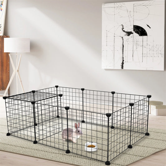 Portable Metal Pet Playpen For Small Animals Wire Fence Tent