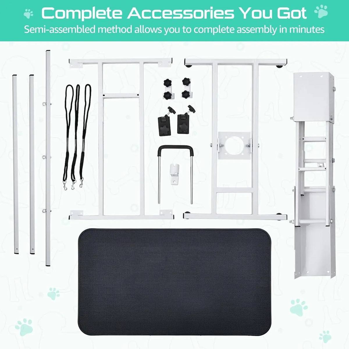 Garvee Electric Height Adjustable Heavy Duty Pet Grooming Table