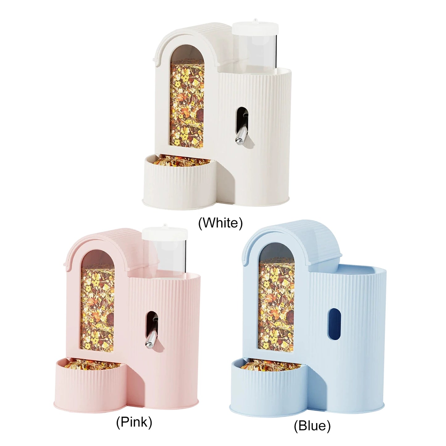 Alloet 2-In-1 Automatic Hamster Feeder And Waterer No Drip