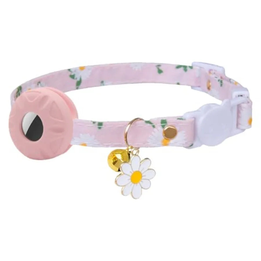 Breakaway Cat Collar With AirTag Holder For Apple AirTag Tracking