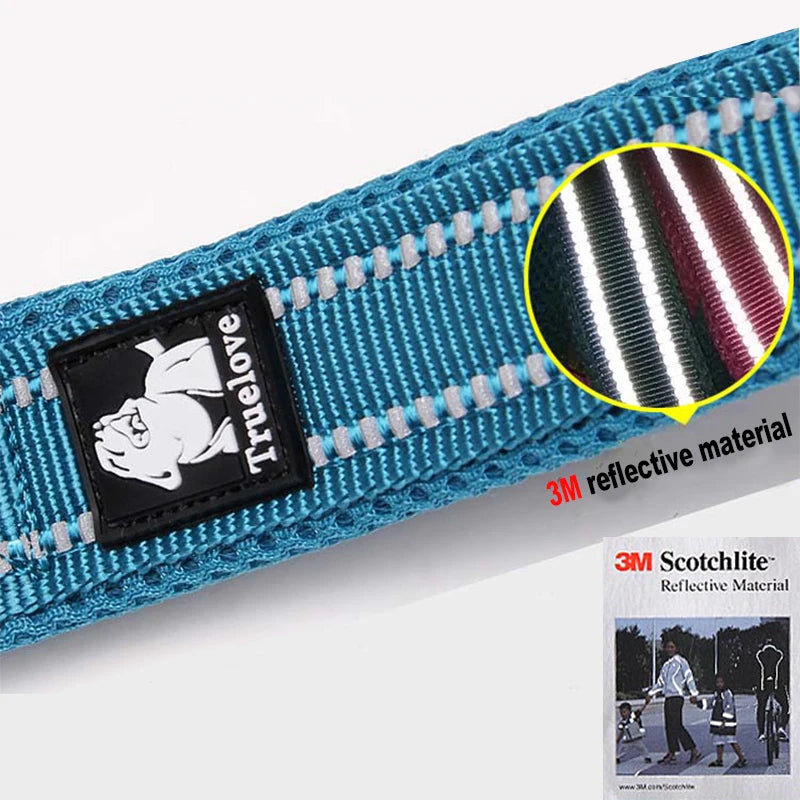 Winhyepet Padded Handle Dog Leash Durable 200cm Training Reflective