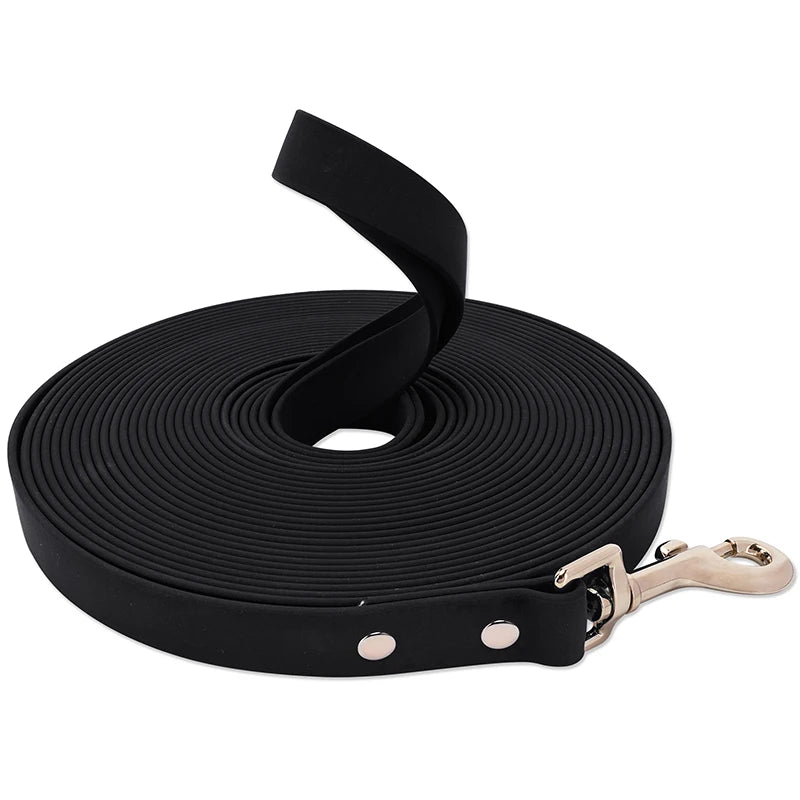 Waterproof PVC Dog Leash Easy Clean Walking Lead Durable
