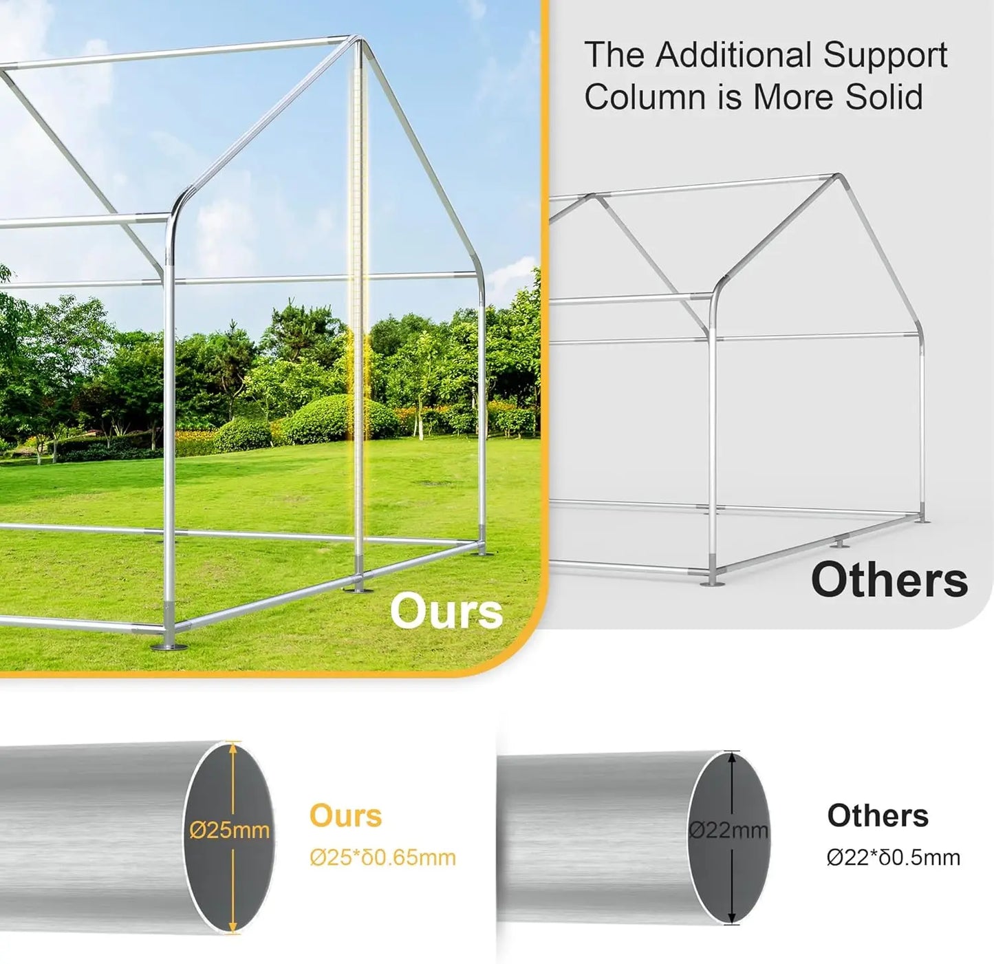 Chicken Coop With Walk In Metal Run Waterproof Cover
