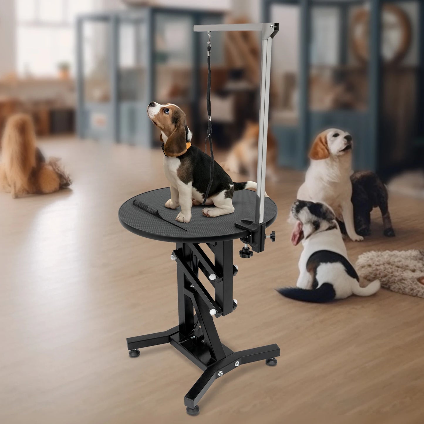 Height Adjustable Hydraulic Pet Grooming Table