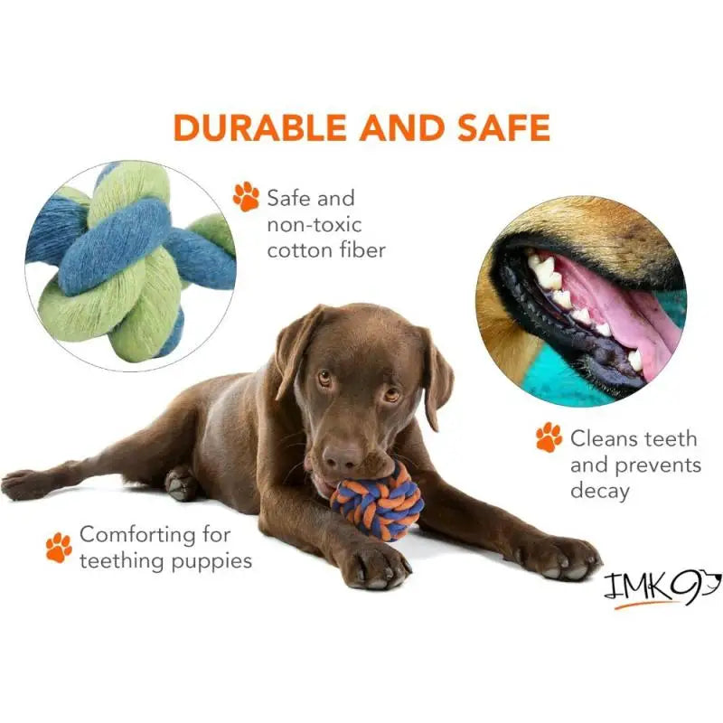 Gumay Dog Chew Rope Toy Knot Design For Interactive Training