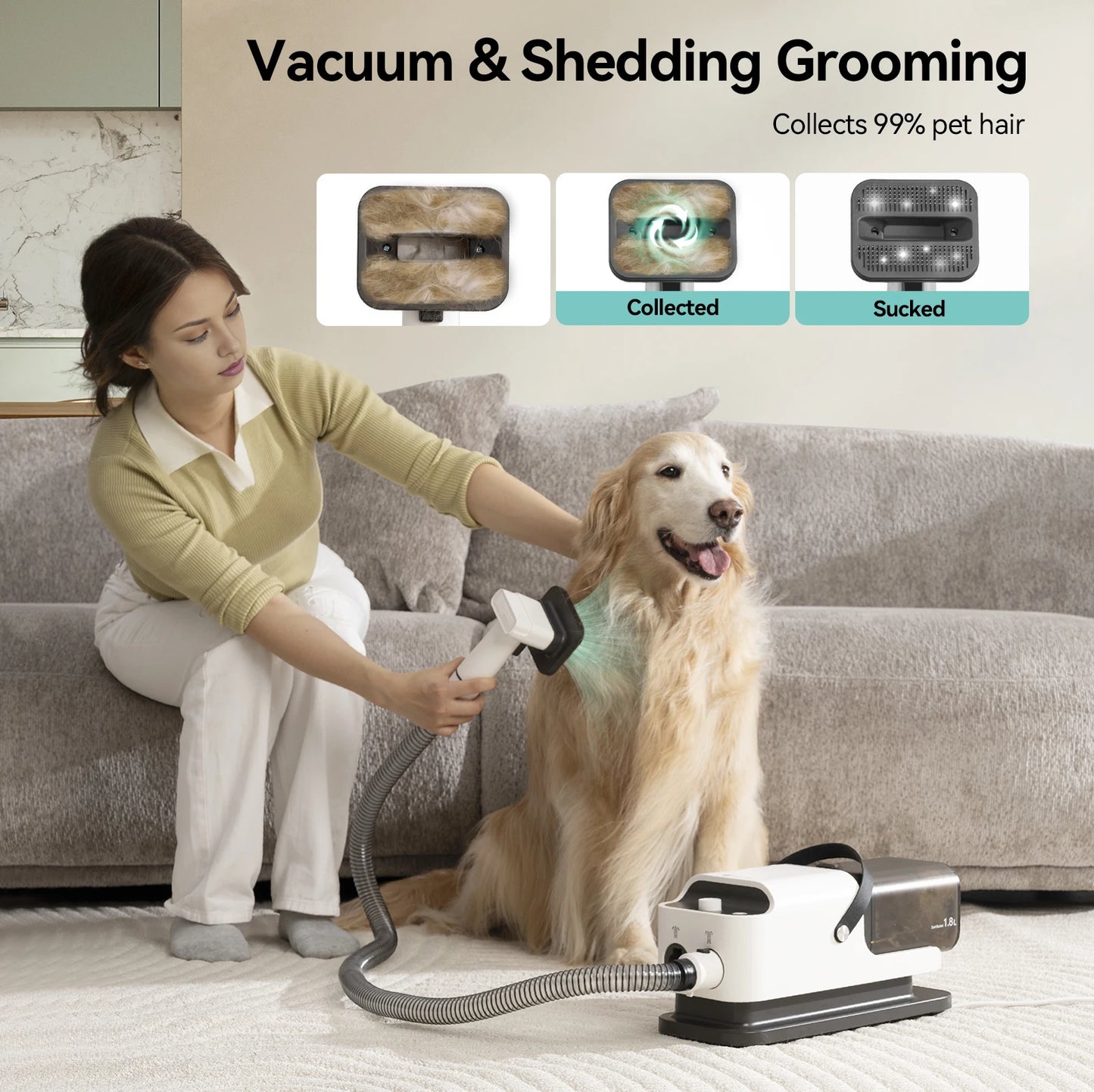 P1 Vacuum Cleaner And Hair Dryer For Pet Grooming Pro