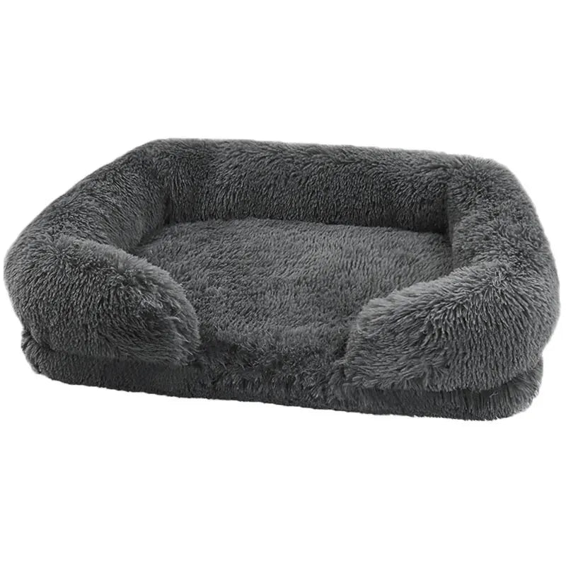Orthopedic Dog Bed For Large Dogs Thickened Foam With Plush Cover