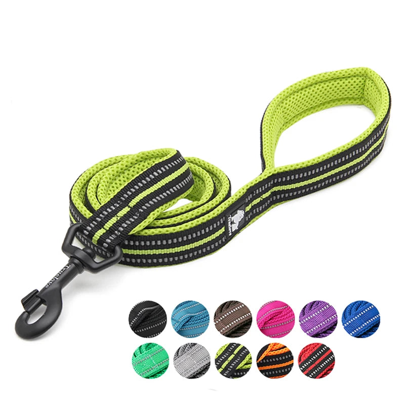 Winhyepet Padded Handle Dog Leash Durable 200cm Training Reflective
