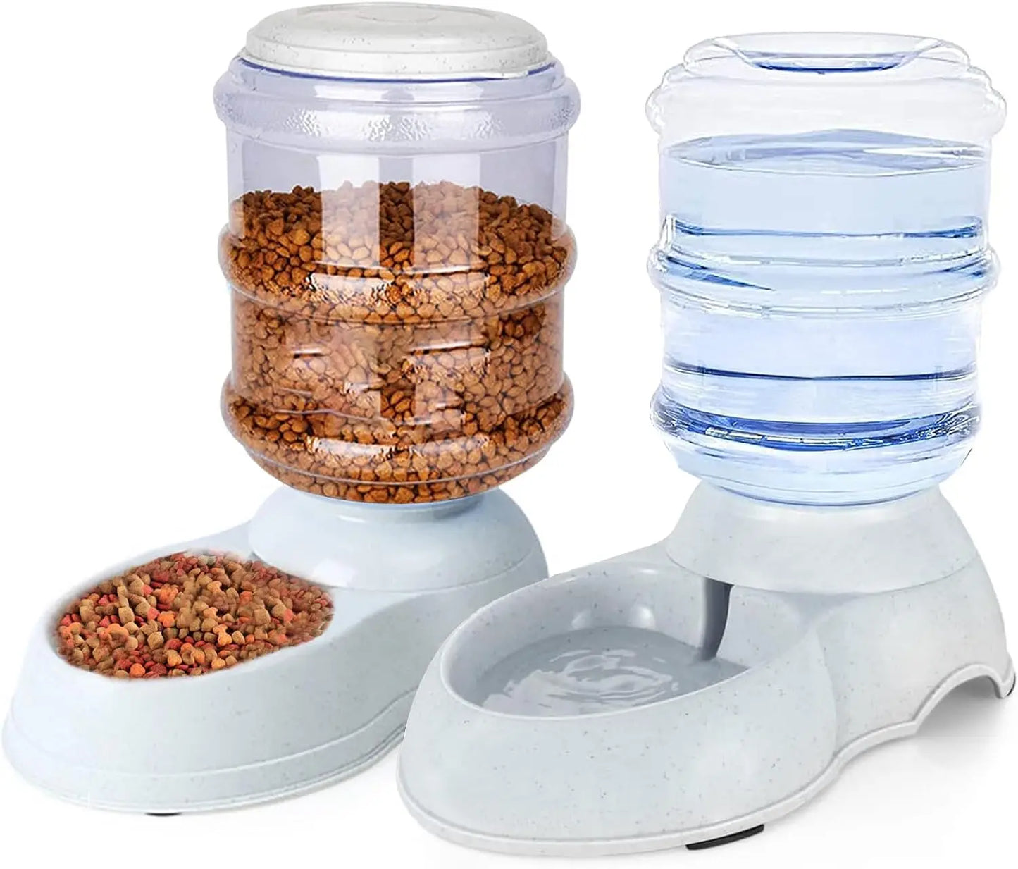 Gravity Pet Feeder and Water Dispenser Station for Dogs